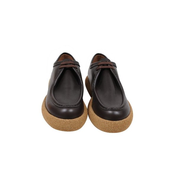 Dries Van Noten Platform Derby US11.5 44.5 Brown Leather Chunky Oxford Cork Sole main image 7